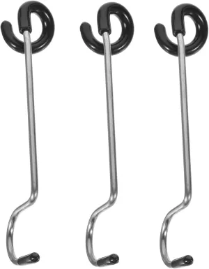 KESYOO Stainless Steel Hook Poles Light Hook Lantern Pole Hanger Stands Camping Lantern Hook Tent Pole Lamp