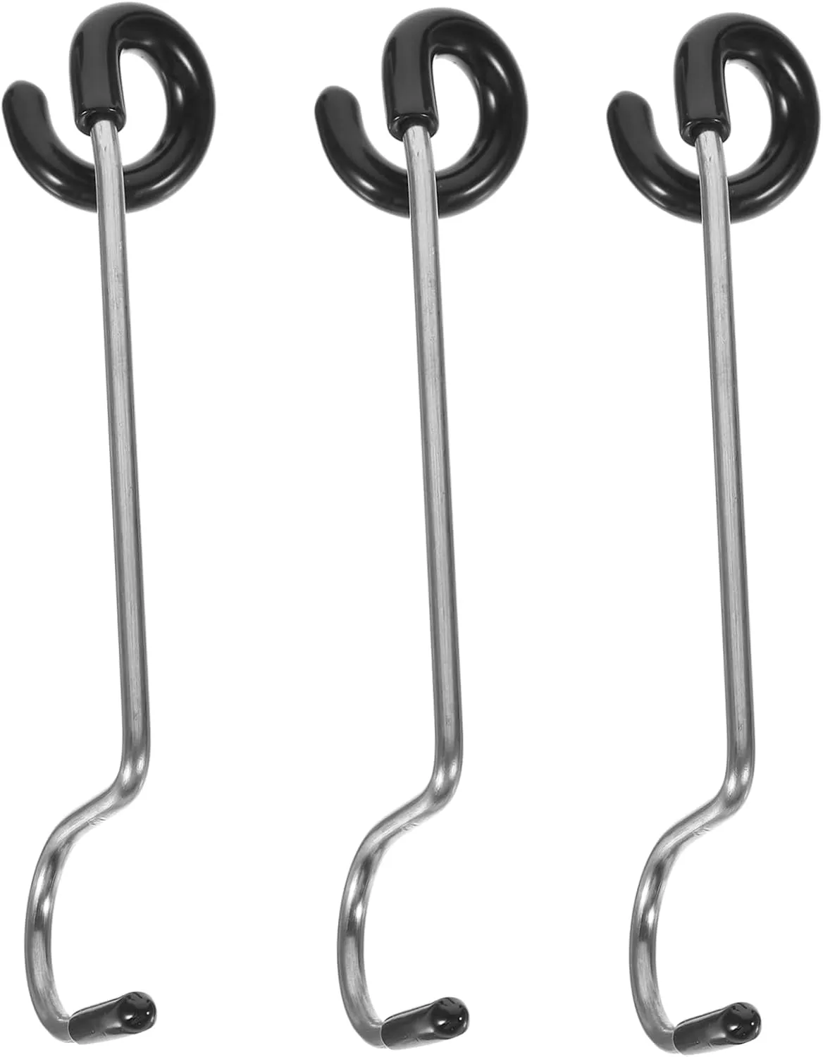 KESYOO Stainless Steel Hook Poles Light Hook Lantern Pole Hanger Stands Camping Lantern Hook Tent Pole Lamp