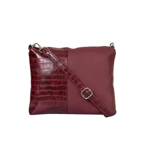 Khadim Crossbody Sling Bag with Detachable & Adjustable Long Strap for Women