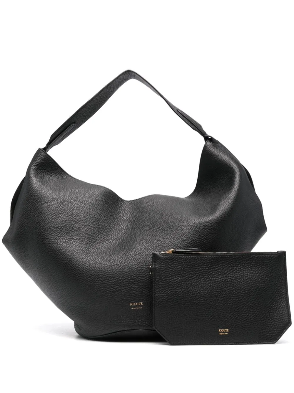 KHAITE Medium Leather Shoulder Handbag