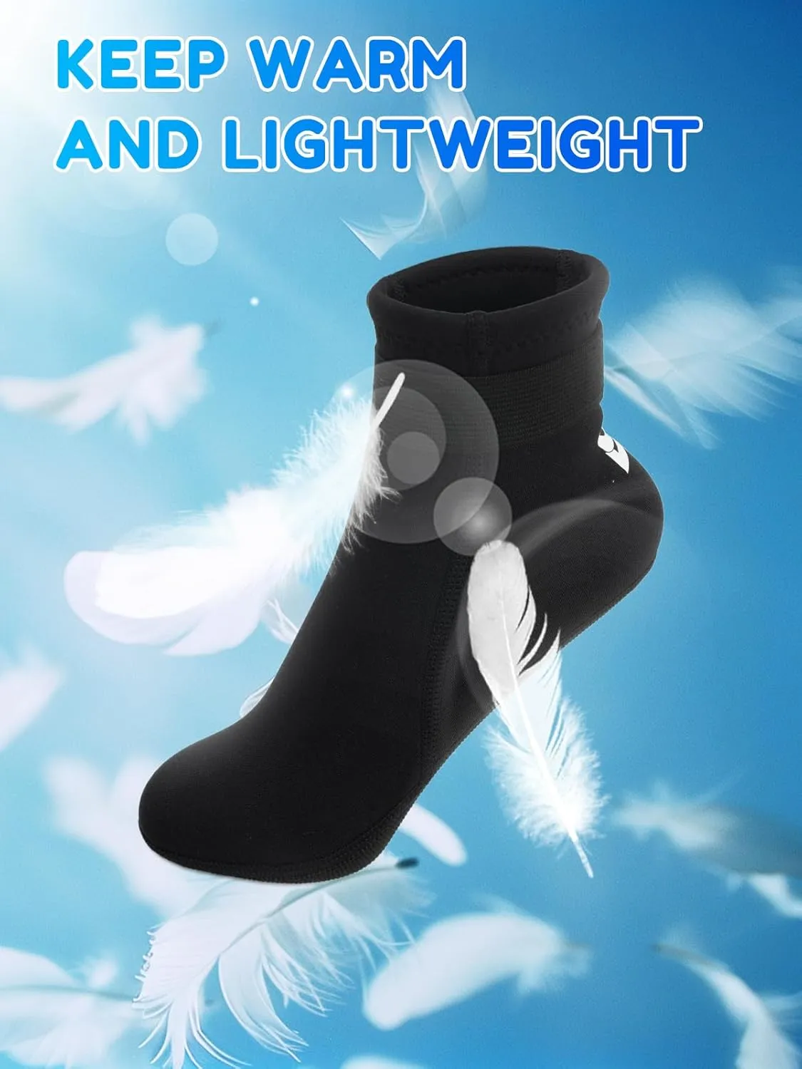 Kids Neoprene Socks 3mm Water Socks Keep Warm Sand Socks Anti-Slip Wetsuit Socks Water Sport Swimming Surfing