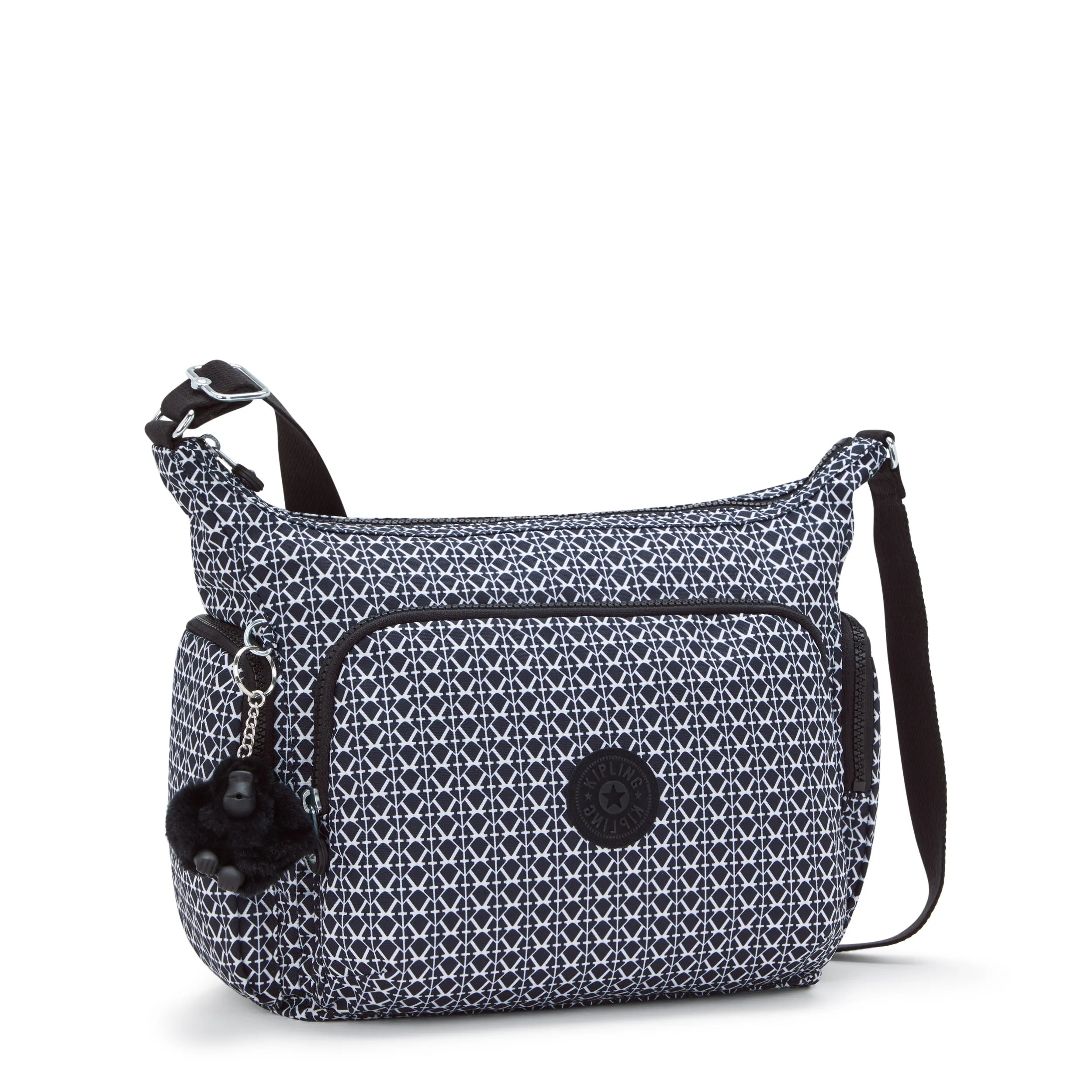 KIPLING-Gabb-Large Crossbody Bag with Adjustable Straps-Signature Print-I6525-DD2