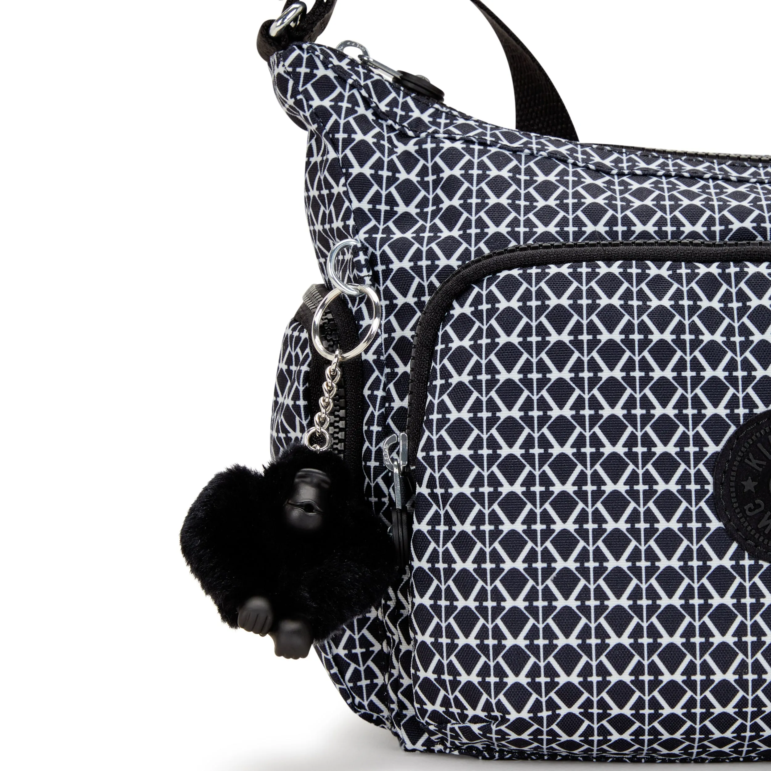 KIPLING-Gabb S-Medium Crossbody Bag with Adjustable Straps-Signature Print-I6607-DD2