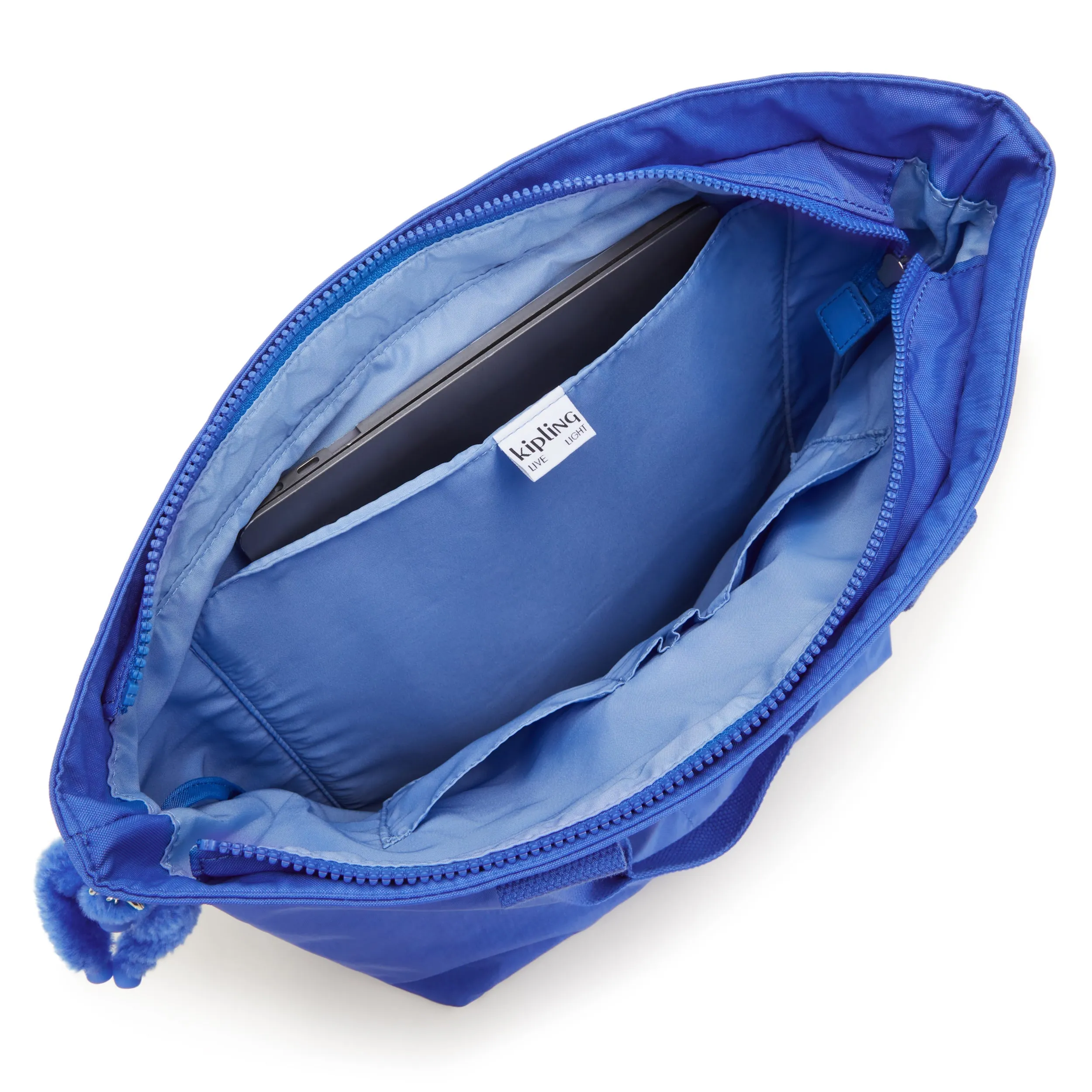 KIPLING-Hanifa-Large Tote With Laptop Compartment-Havana Blue-I7937-JC7