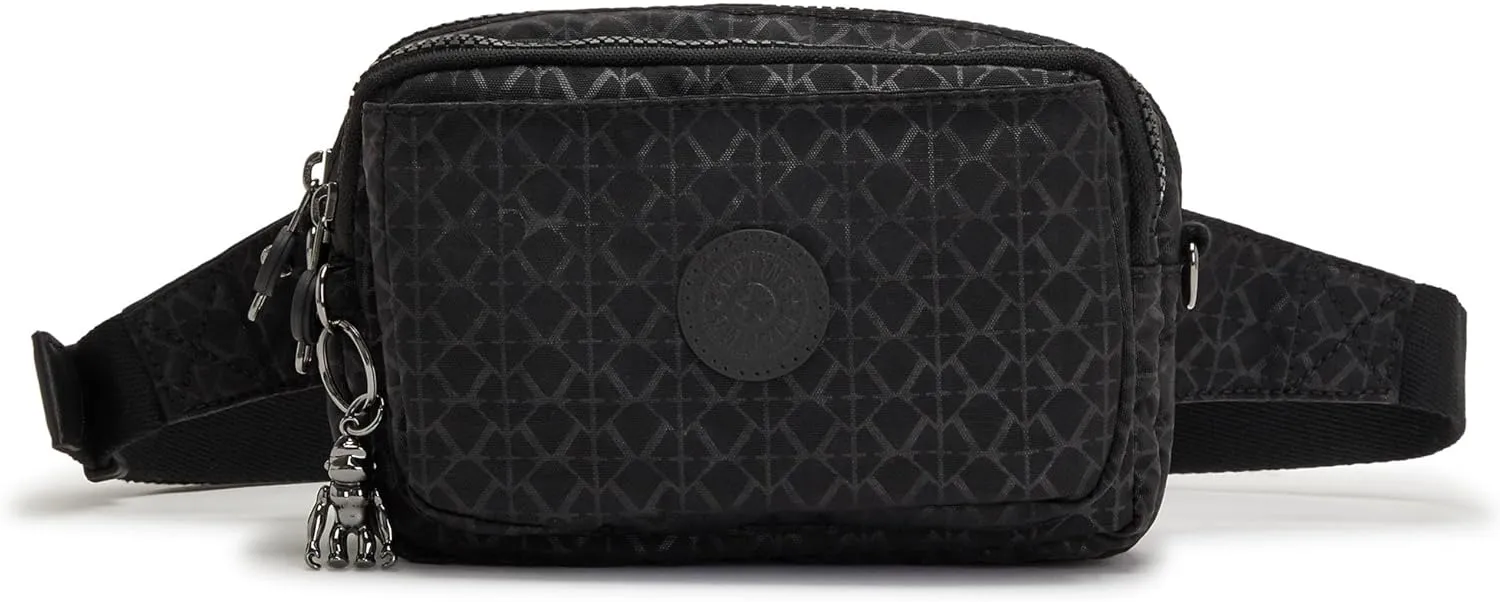 Kipling Women’s Abanu Multi Crossbody Bag, Lightweight, Adjustable Nylon Waist Pack with Multi-Compartment Zip Pockets