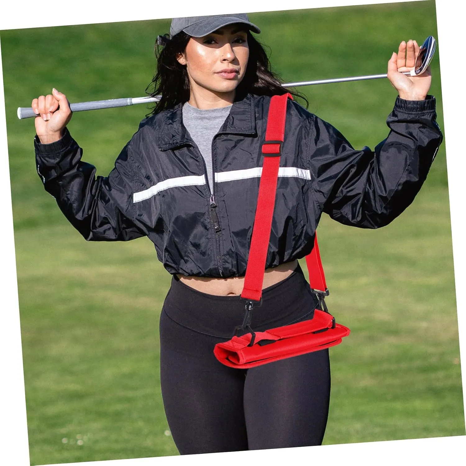 Kisangel Golf Club Bag Portable Clubs Waterproof First Strap Carry Shoulder Golf Bag Padded Practice for Covers