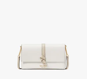 Knott Colorblocked Flap Chain Crossbody