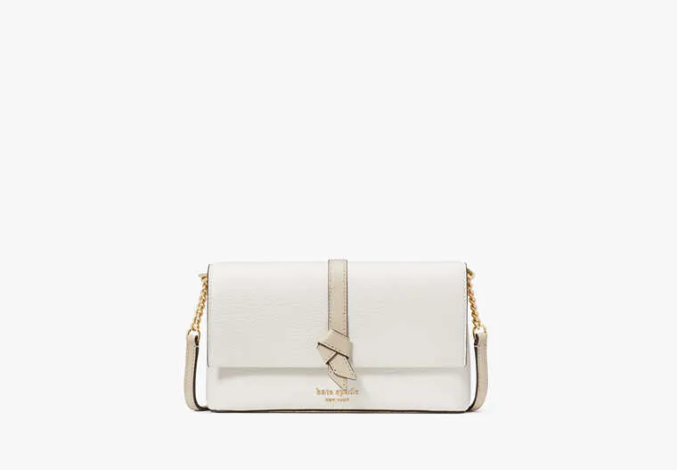 Knott Colorblocked Flap Chain Crossbody