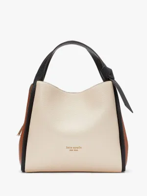 Knott Colorblocked Medium Crossbody Tote