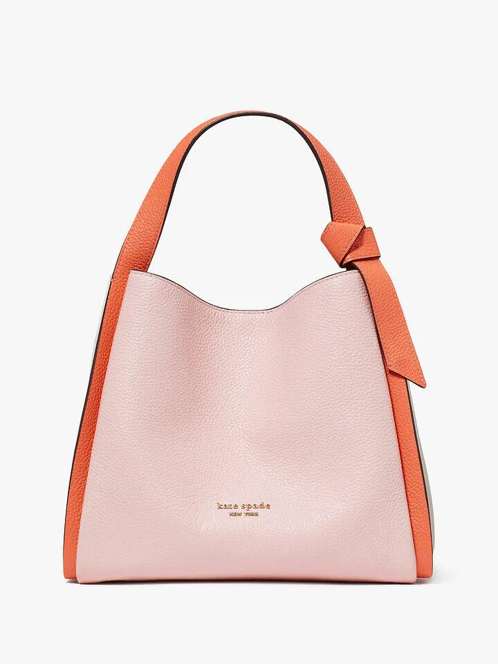 Knott Colorblocked Medium Crossbody Tote