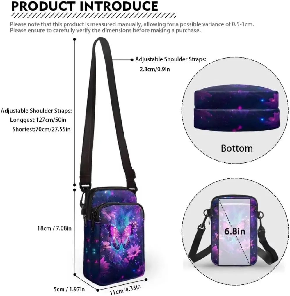 Kuiaobaty Crossbody Bags for Women Sling Bag Stylish Messenger Bag Soft Phone Purse