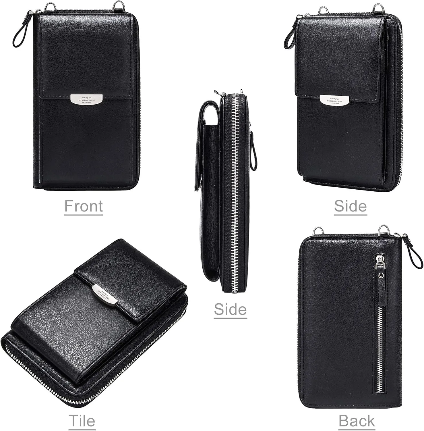 KUKOO Small Crossbody Bag Cell Phone Purse Wallet with Credit Card Slots for Women