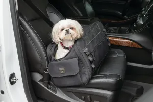 Kuryakyn 5785 Pet Palace Flyweight: Portable UV-Rated Weather Resistant Dog/Cat Carrier Crate for Luggage Rack or Passenger Seat with Sissy Bar Straps and Seatbelt Loops, TSA Friendly, Black