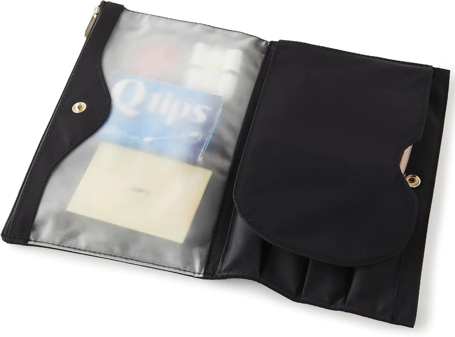 KUSSHI Washable Travel Snap in Pocket Organizer