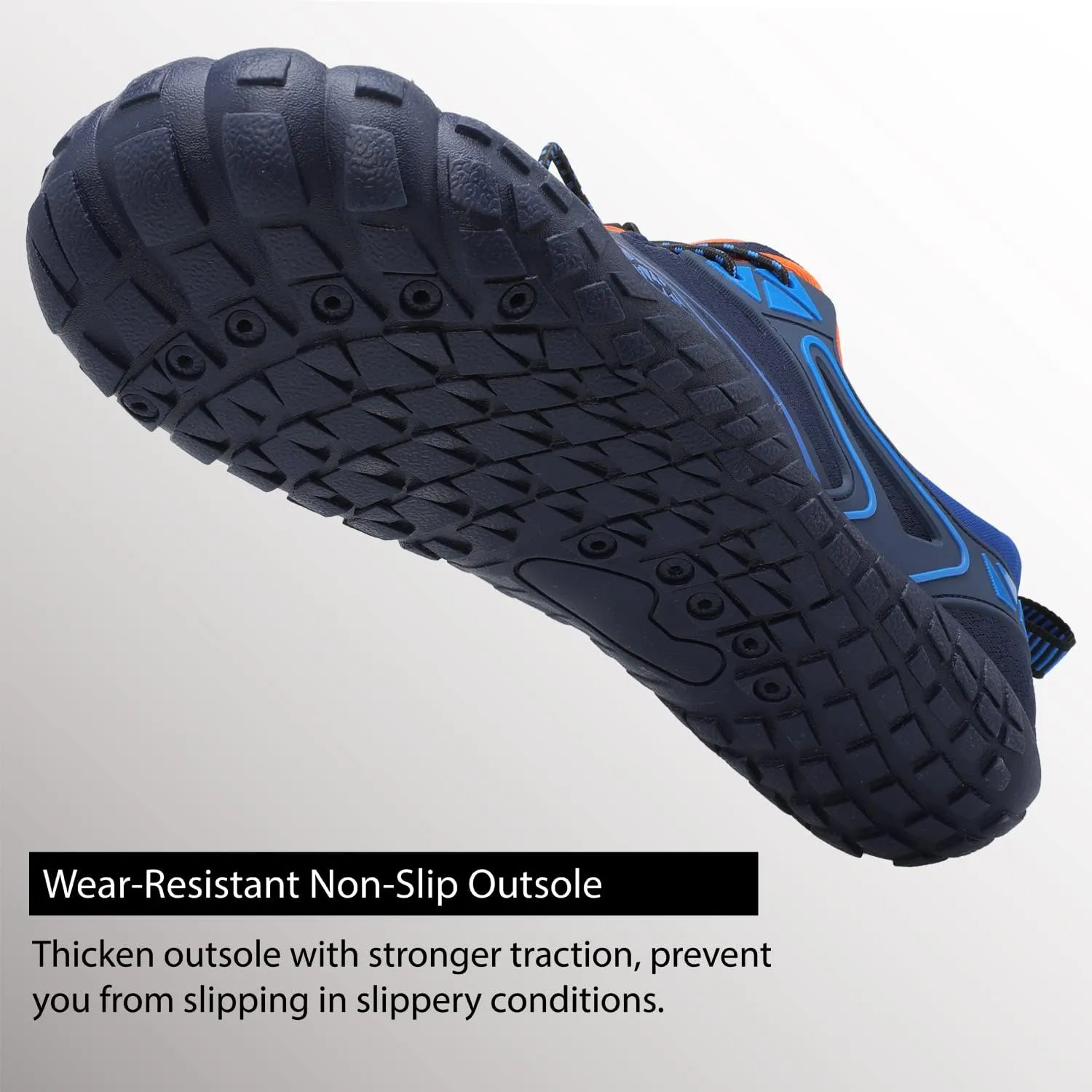 L-RUN Barefoot Water Shoes Women Mens Aqua Sock Athletic Hiking Water Sports Shoes for Swim Beach Pool Sand Diving Walking