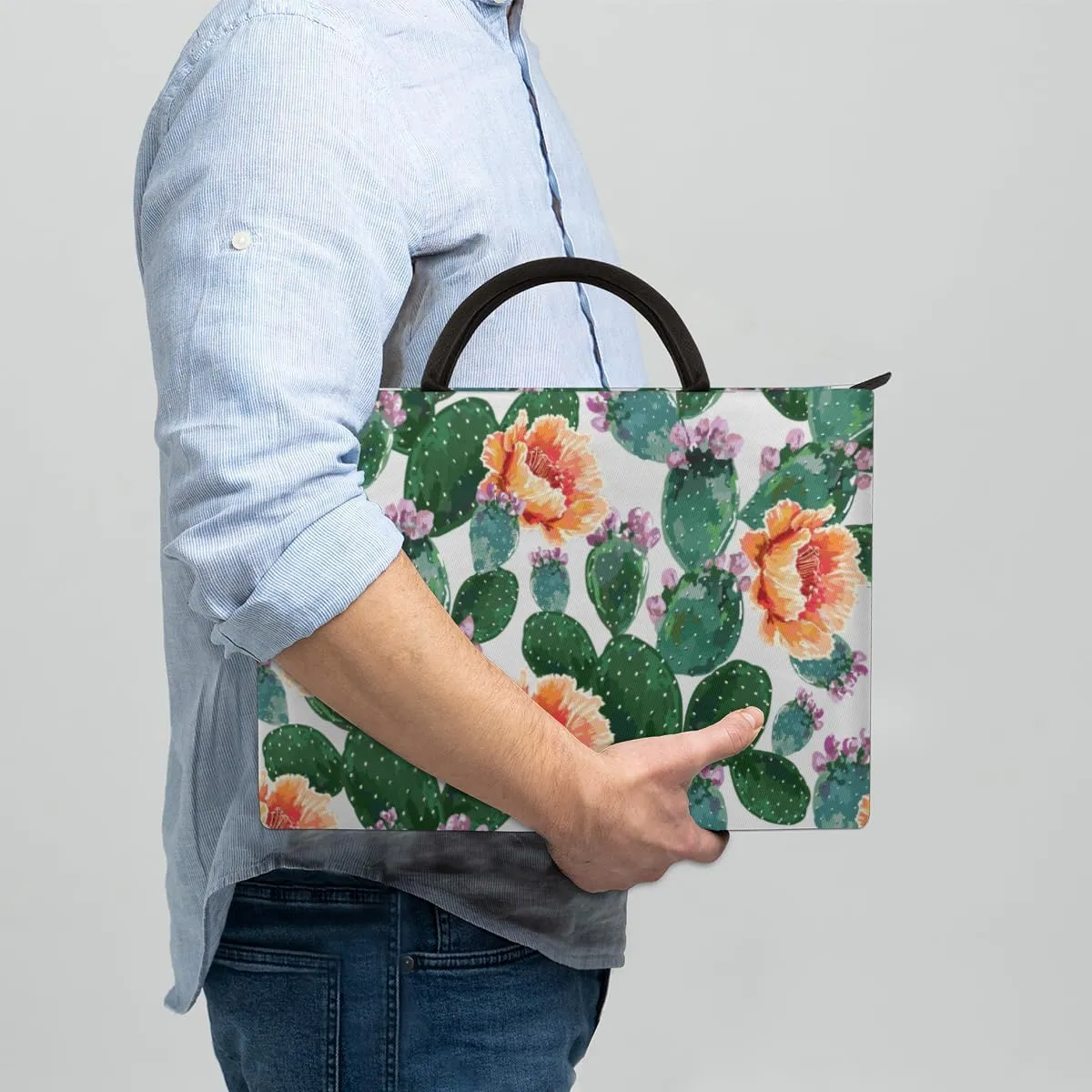 Laptop Sleeve Case for Women Men Laptop Bag Durable Travel Computer Carrying Bag with Handle Accessories Bags