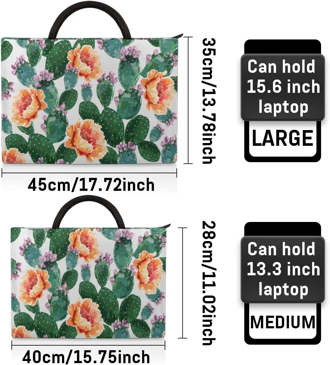 Laptop Sleeve Case for Women Men Laptop Bag Durable Travel Computer Carrying Bag with Handle Accessories Bags