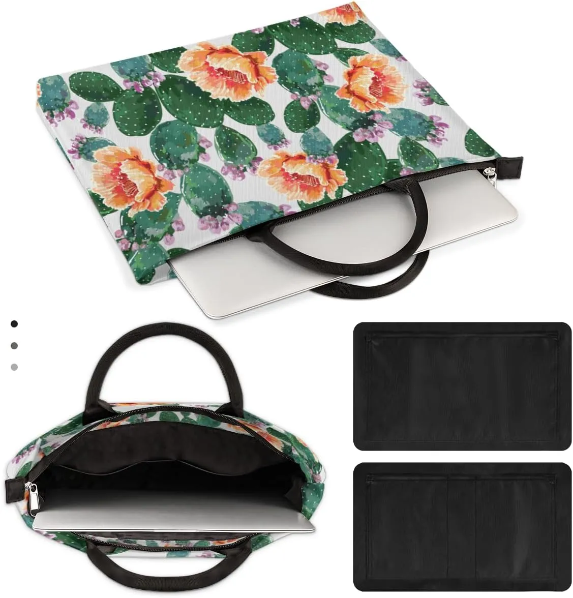 Laptop Sleeve Case for Women Men Laptop Bag Durable Travel Computer Carrying Bag with Handle Accessories Bags