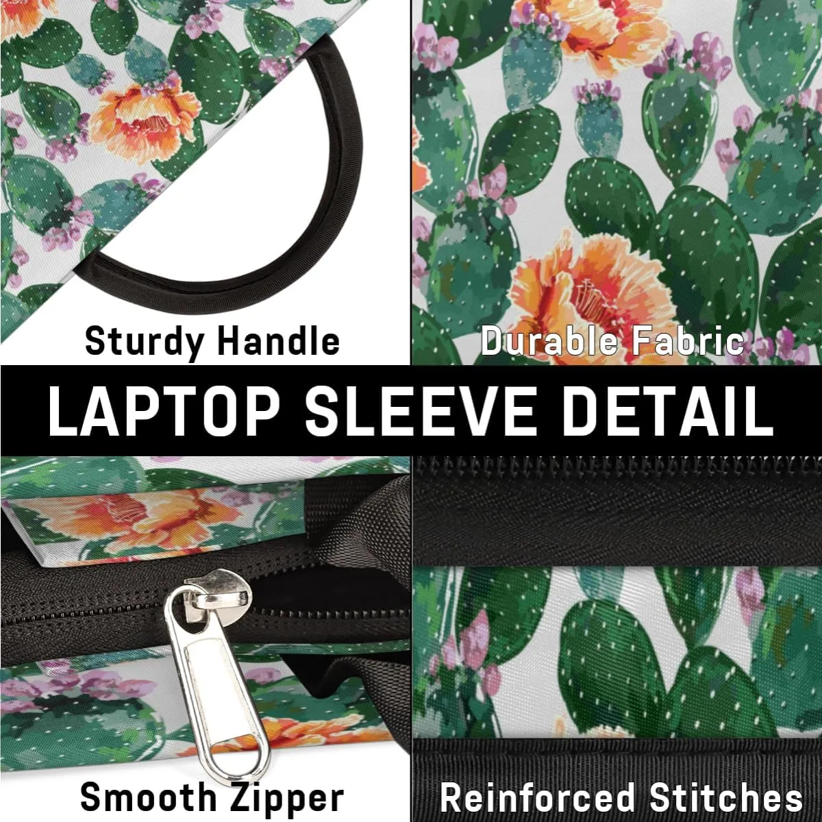 Laptop Sleeve Case for Women Men Laptop Bag Durable Travel Computer Carrying Bag with Handle Accessories Bags