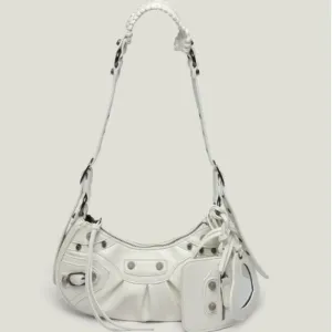 Leather Crossbody/Shoulder Bag With Card Holder And Mirror
