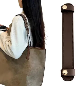 Leather Shoulder Strap Pad Replacement,Cushion Strap Pads Detachable Cover for Tote Bag (Brown-pro)