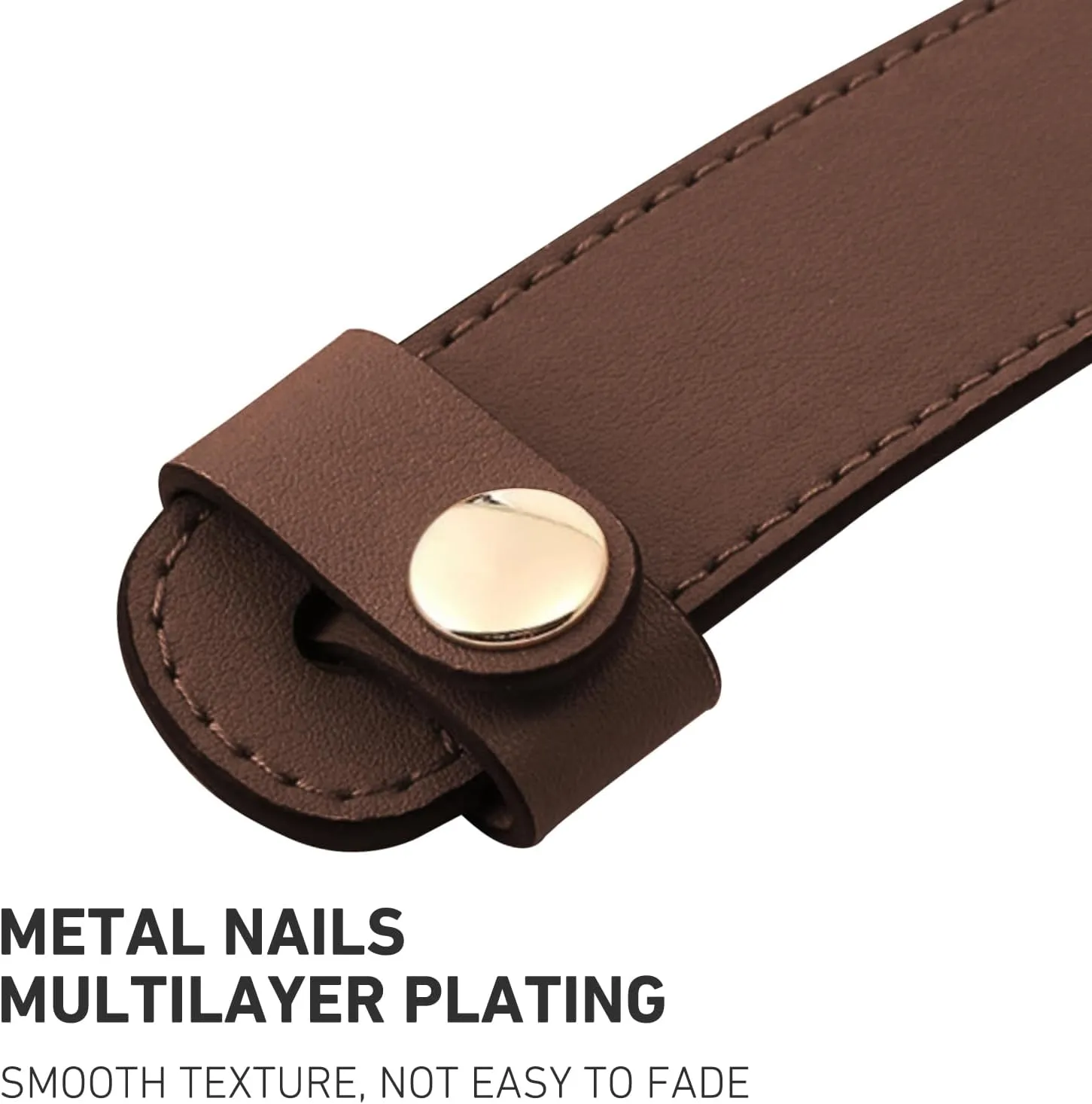 Leather Shoulder Strap Pad Replacement,Cushion Strap Pads Detachable Cover for Tote Bag (Brown-pro)