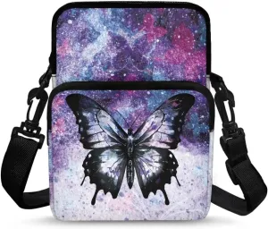 LedBack Fashion Cossbody Messenger Bag Double Clip Crossbody Bag Handbag Purse Shoulder Bag Pretty Gift