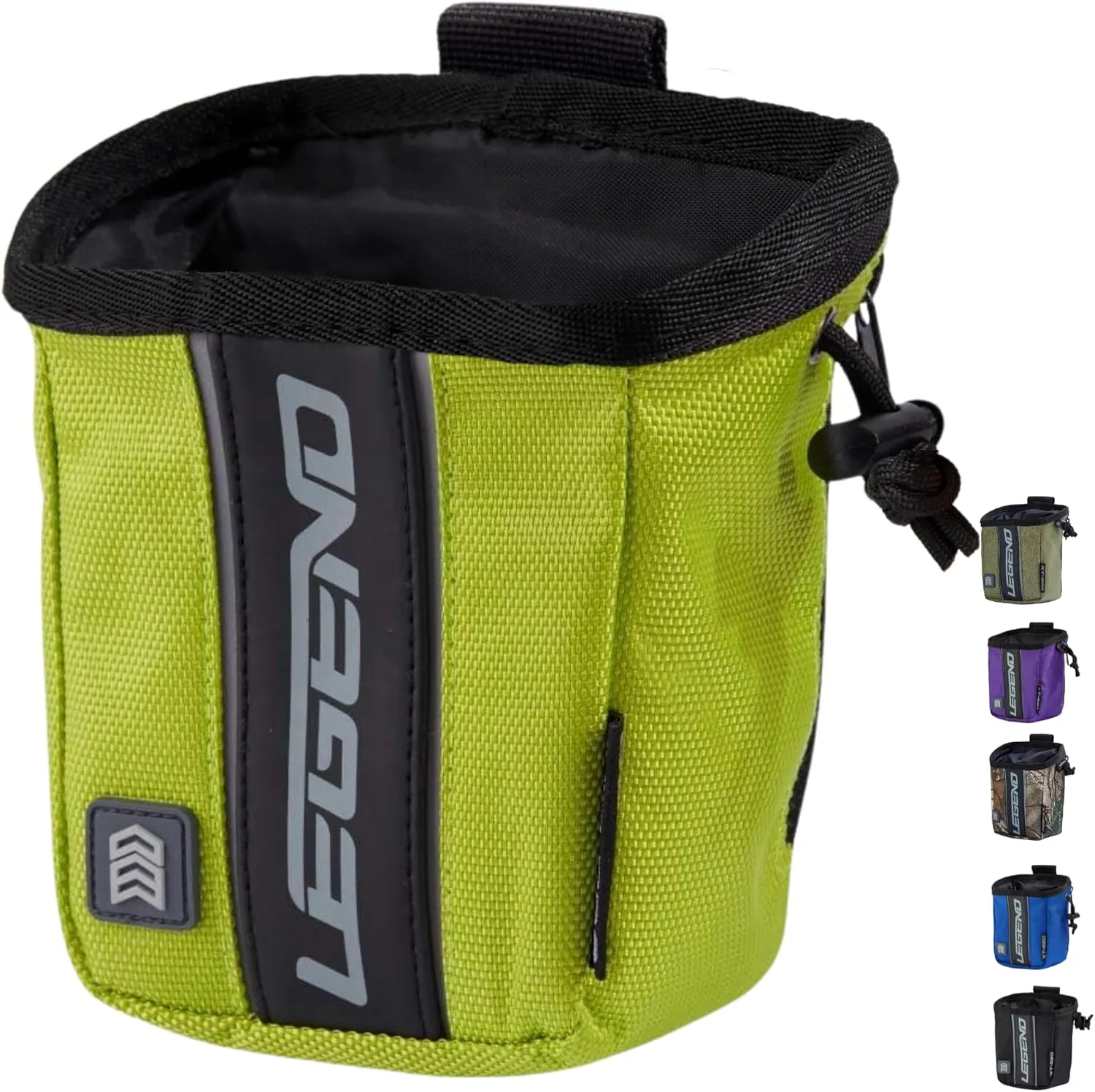 Legend XT520 Quick Release Pouch & Finger Tab Bag | Interior Divider for Better Organization & Storage of Release Aids | Attaches to Standard 2" Belt | Quick Drawstring Closure