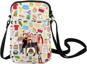 LEVLO Arrested TV Show Crossbody Bag Michael & Gob Fans Gift Arrested Bluth Family Shoulder Bag Arrested TV Show Merchandise