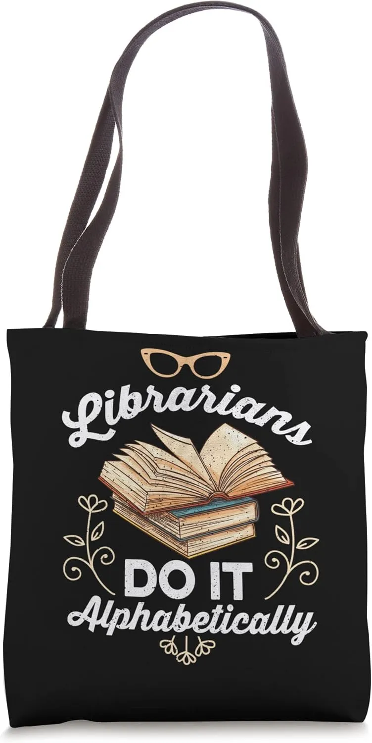 Librarian Bookworm Book Nerd Reading Library Tote Bag