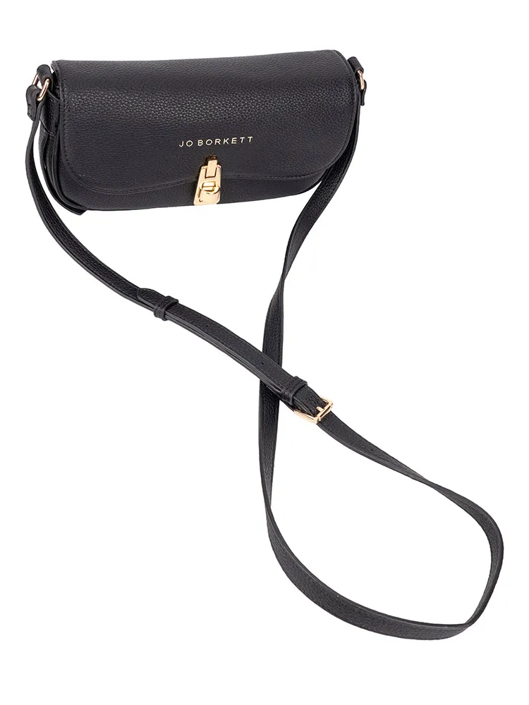 Lila Crossbody Sling Bag - Black