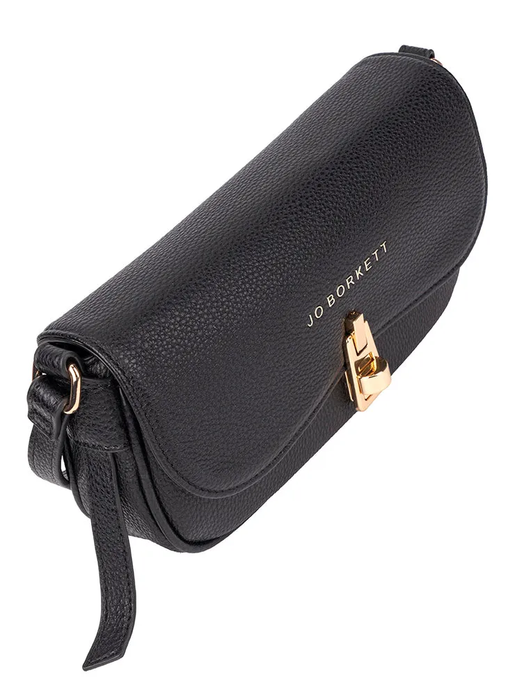 Lila Crossbody Sling Bag - Black