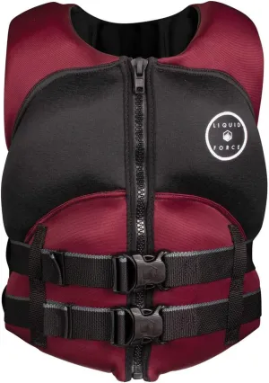 Liquid Force Heartbreaker CGA Life Jacket, Maroon S