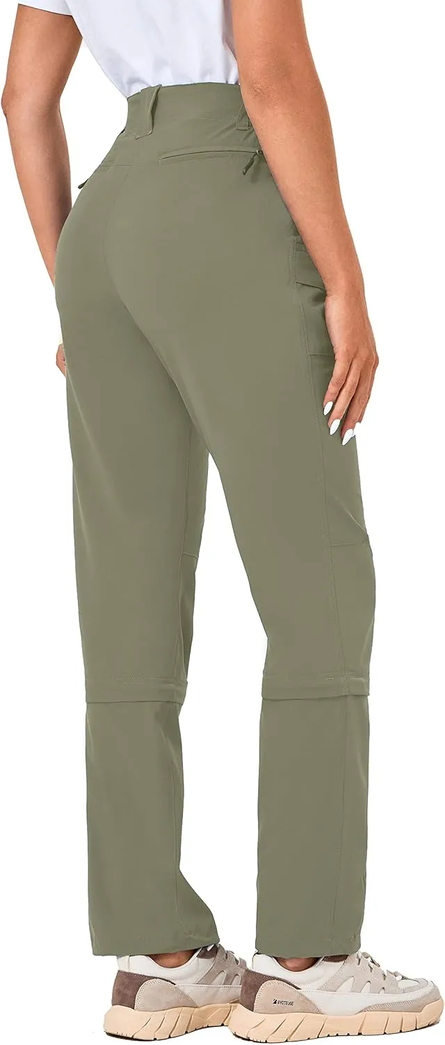 Little Donkey Andy Women's Convertible Hiking Pants Zip-Off Quick Dry Stretch Pants Travel Camping Fishing