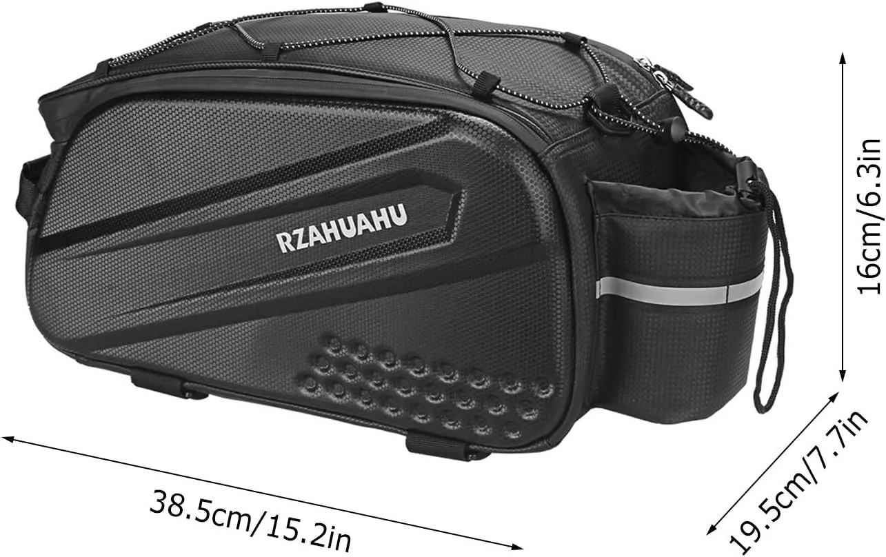 Lixada Bicycle Pannier Bag Waterproof Bike Rear Rack Bag Portable Bike Seat Carrier Bag Road Bike Storage Bag