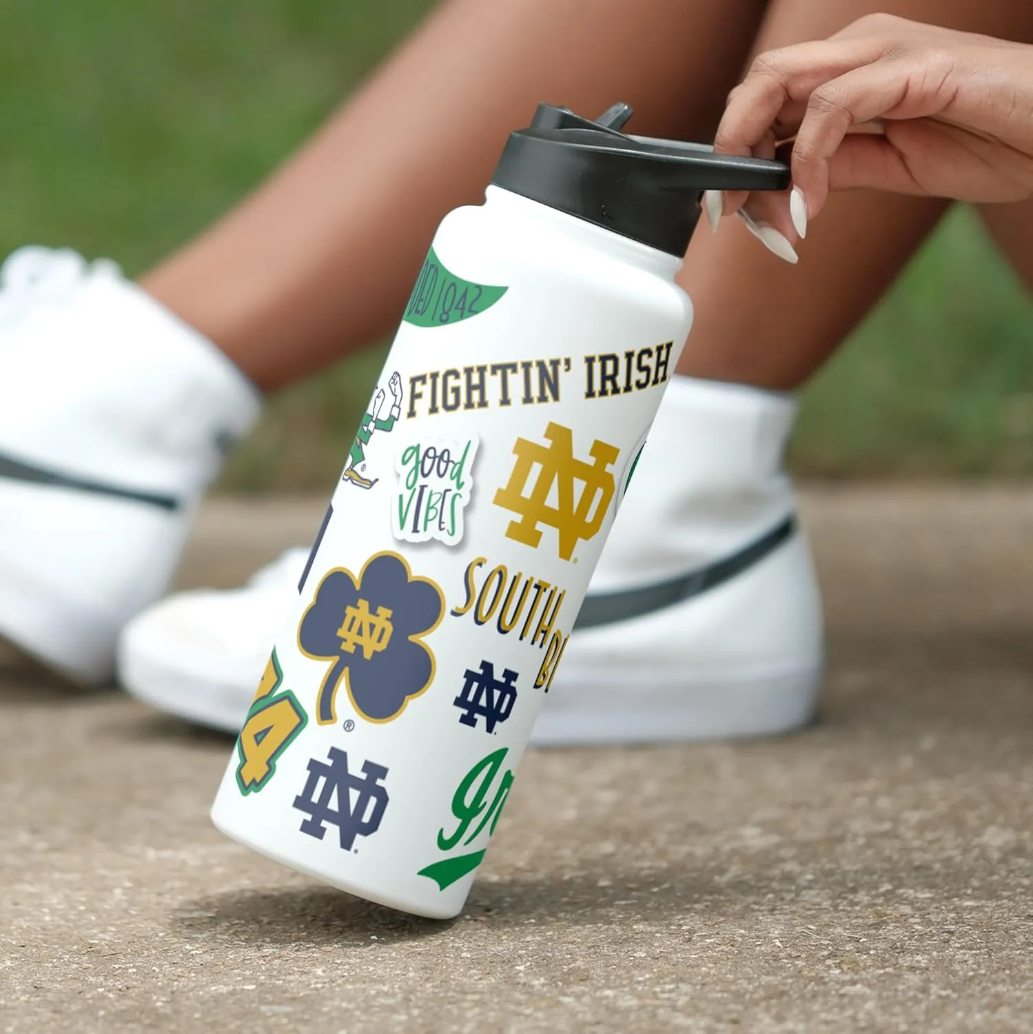 Logo Brands NCAA 34oz Quencher Bottle
