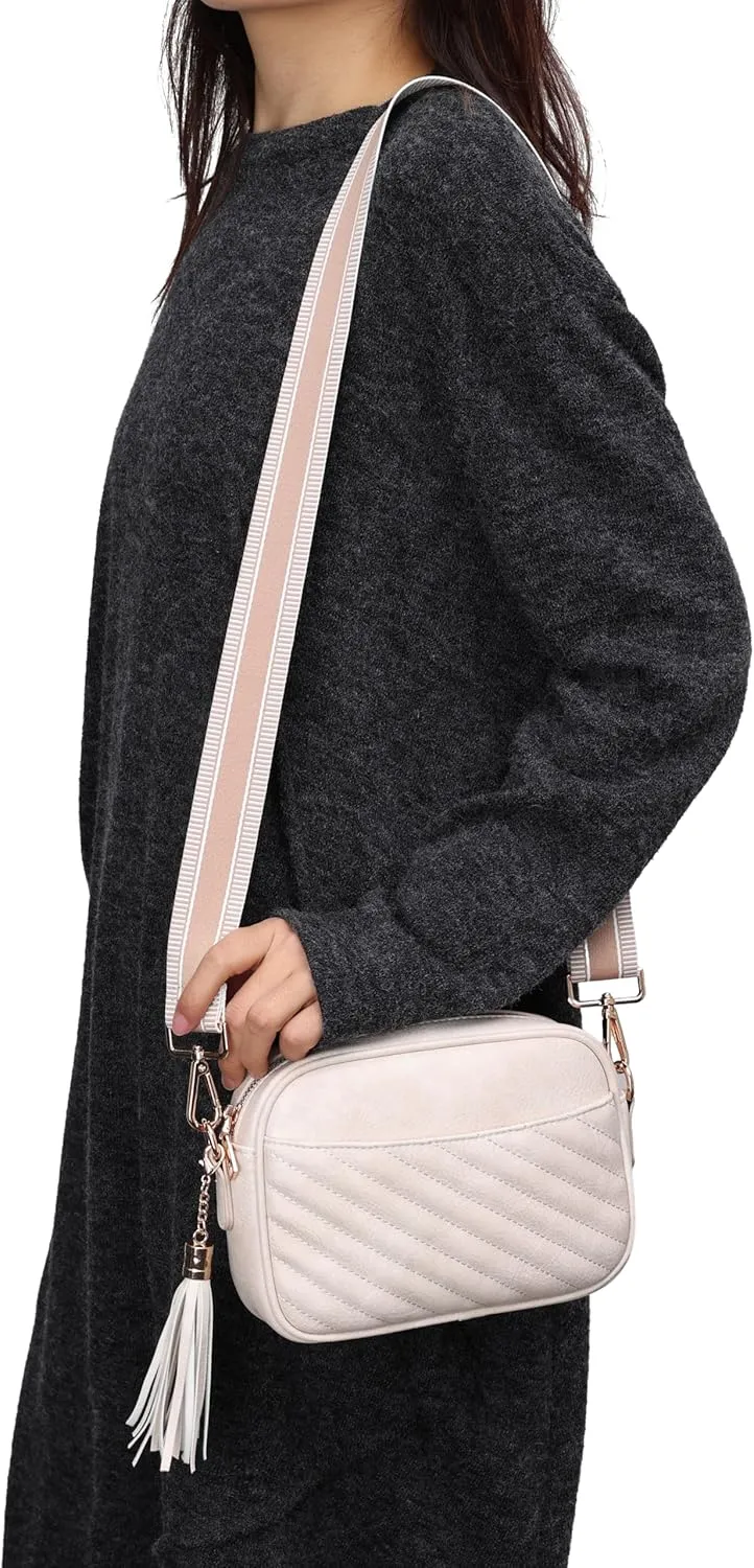 lola mae Quilted Crossbody Bag, Trendy Design Shoulder Purse