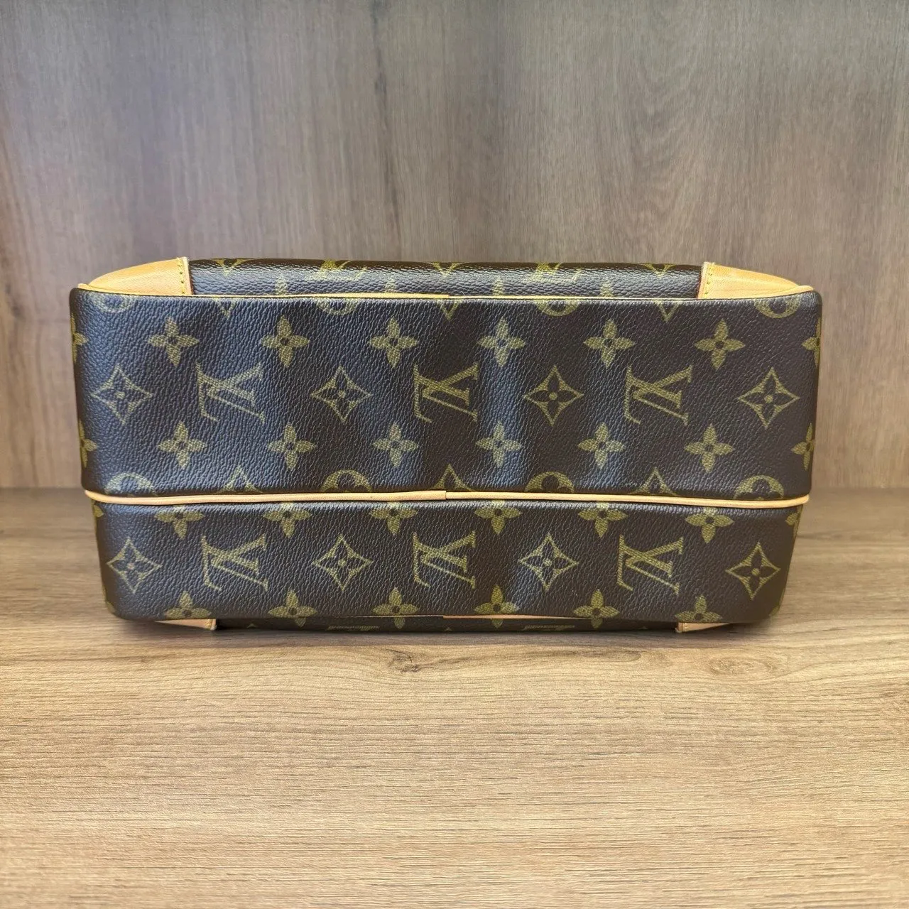 Louis Vuitton Monogram Canvas Brown Camera Bag 27x2.5x17
