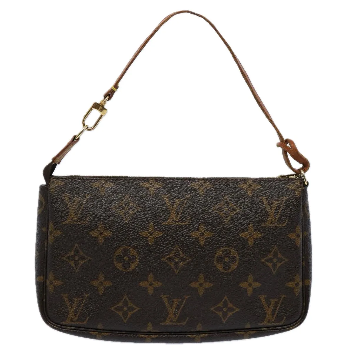 Louis Vuitton Pochette Accessoire  Canvas Clutch Bag ()