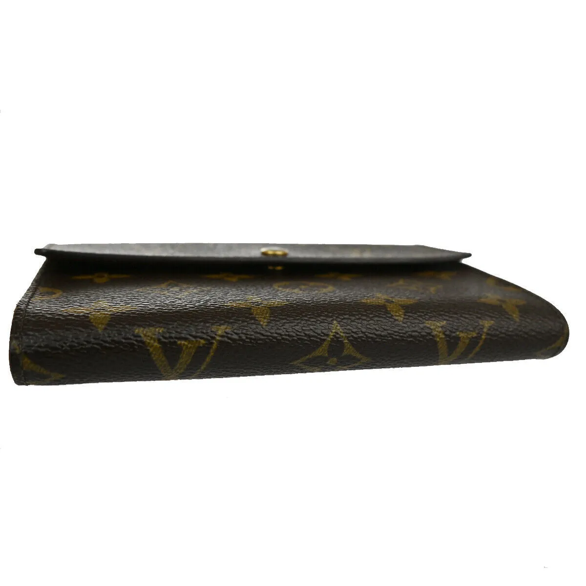 Louis Vuitton Porte Tresor Etui Papier  Canvas Wallet  ()