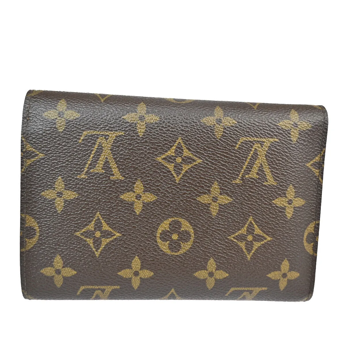 Louis Vuitton Porte Tresor Etui Papier  Canvas Wallet  ()