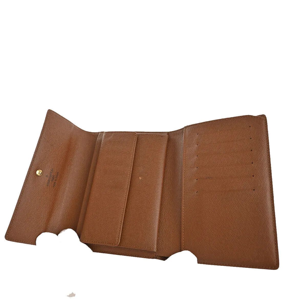 Louis Vuitton Porte Tresor Etui Papier  Canvas Wallet  ()