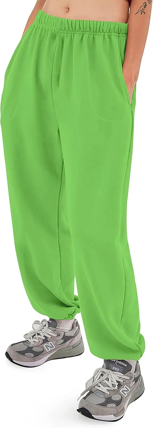 Ma Croix Mens Lightweight Sweatpants with Pockets Elastic Waist Fleece Jogger