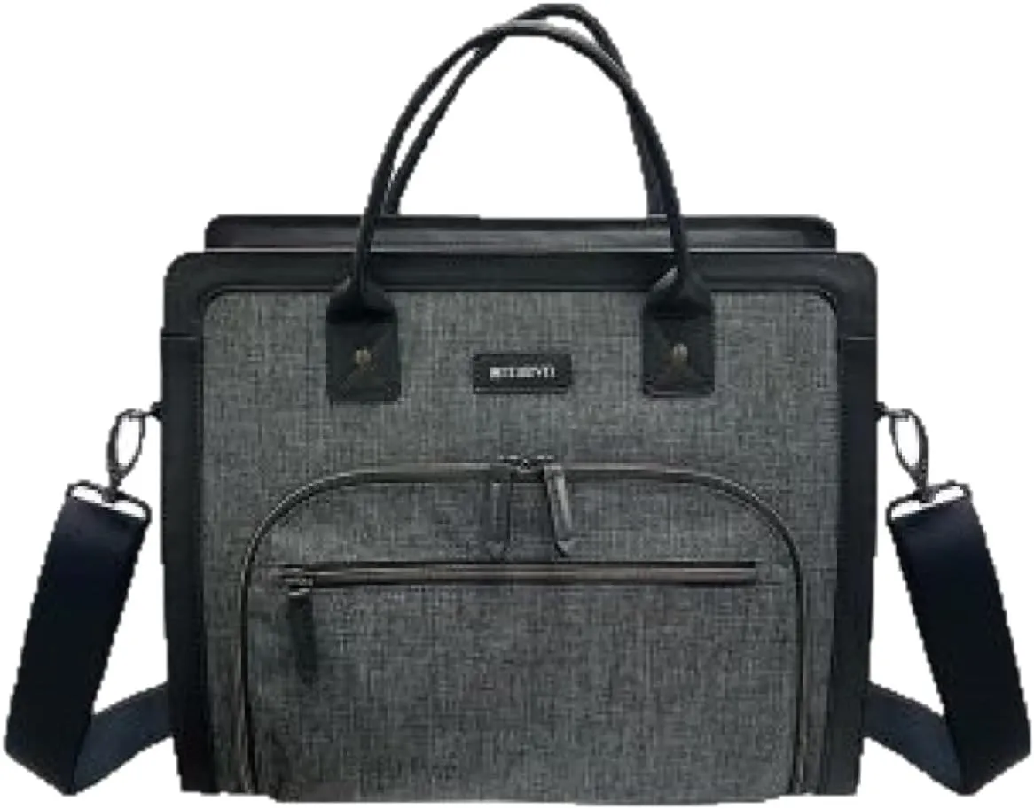 Maevn ReadyGO Water-Resistant Clinical Tote Backpack in Heather (Doctors Satchel Heather Grey)