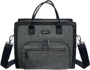 Maevn ReadyGO Water-Resistant Clinical Tote Backpack in Heather (Doctors Satchel Heather Grey)
