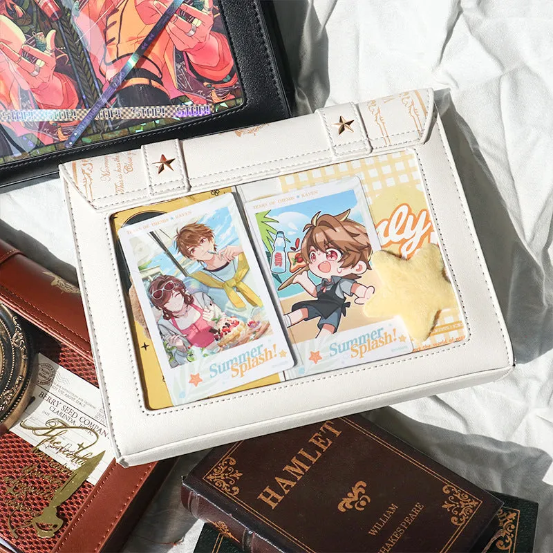 Magic Book Cartoon Bar Lady Retro Crossbody Bags
