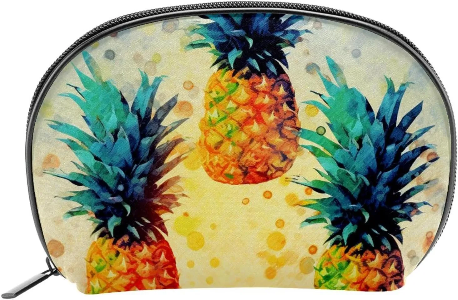 Makeup Bag Organizer,Cosmetic Bags for Women,Fruit Plant Pineapple,Small Makeup Pouch