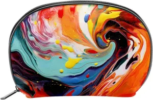 Makeup Bag Organizer,Cosmetic Bags for Women,Watercolor Graffiti Painting,Small Makeup Pouch