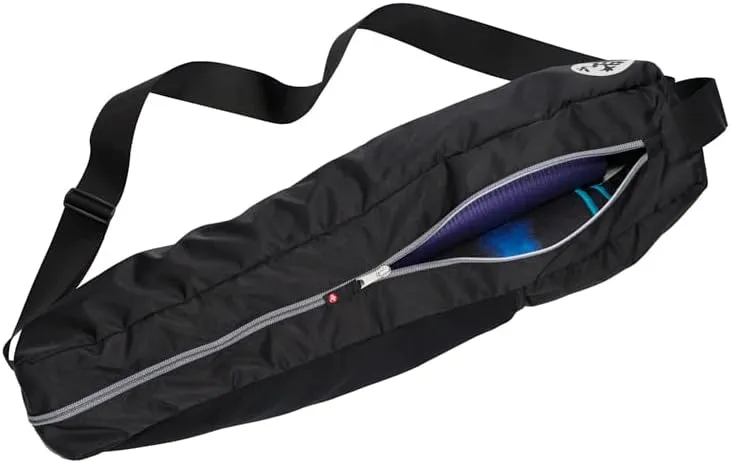 Manduka Go Light Yoga Mat Carrier Bag with Pocket, Adjustable Strap, Suitable for most Yoga Mats