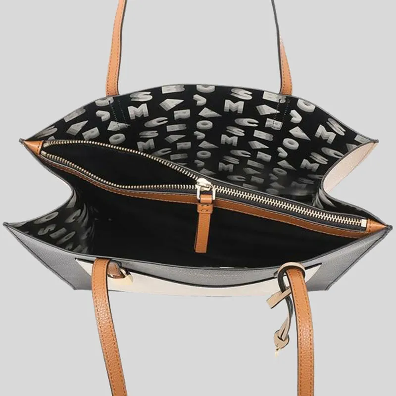 Marc Jacobs Grind Colorblocked Tote M0016131 Smoked Almond Multi